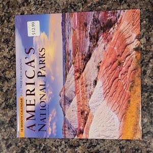America's National Parks full page each month 18 month calendar new sealed 23-24